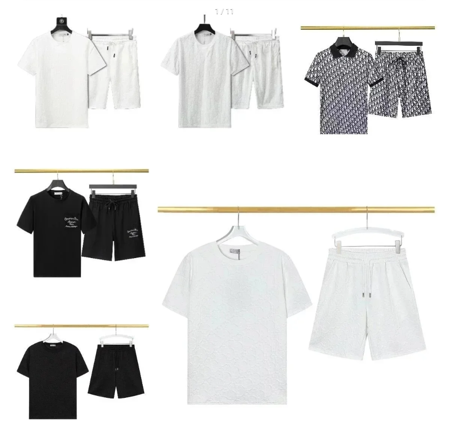 Dior t-shirt tee shorts suit set (30+)