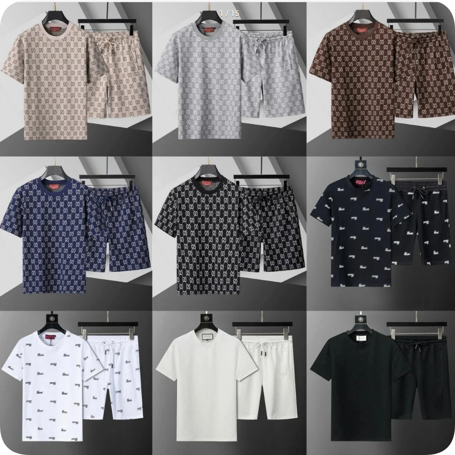 Gucci t-shirt Shorts Suits
