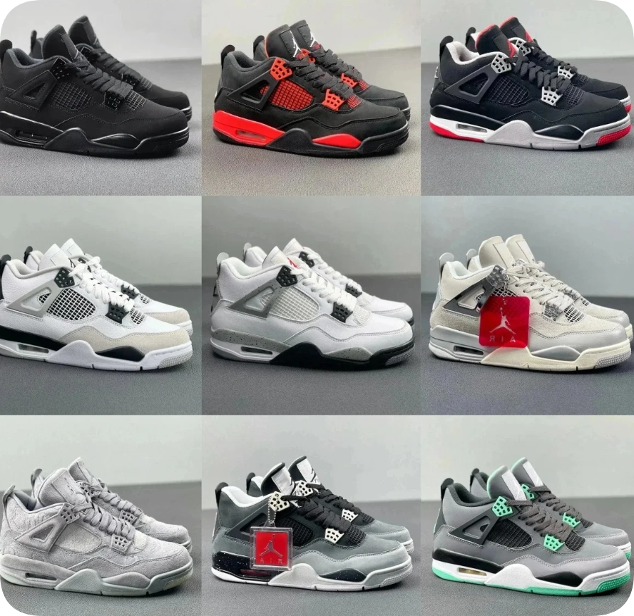 Air Jordan 4 Sneakers 【high quality】