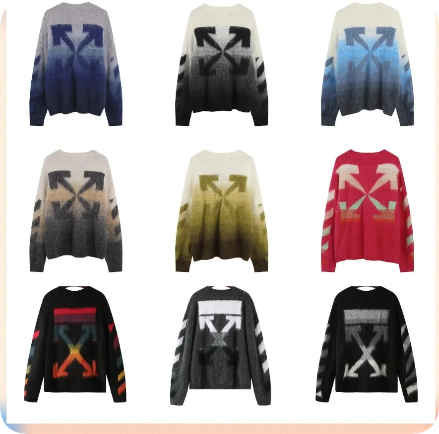 OFF white sweaters