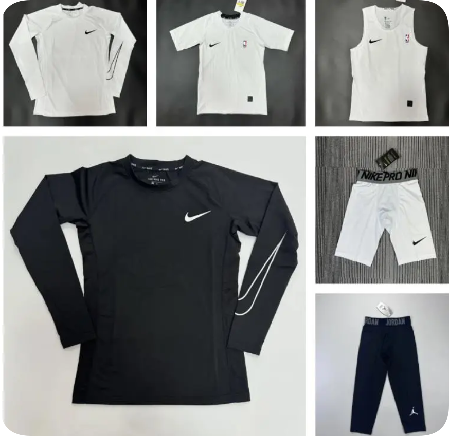 Nike training wear T-shirt vest  shorts suit set