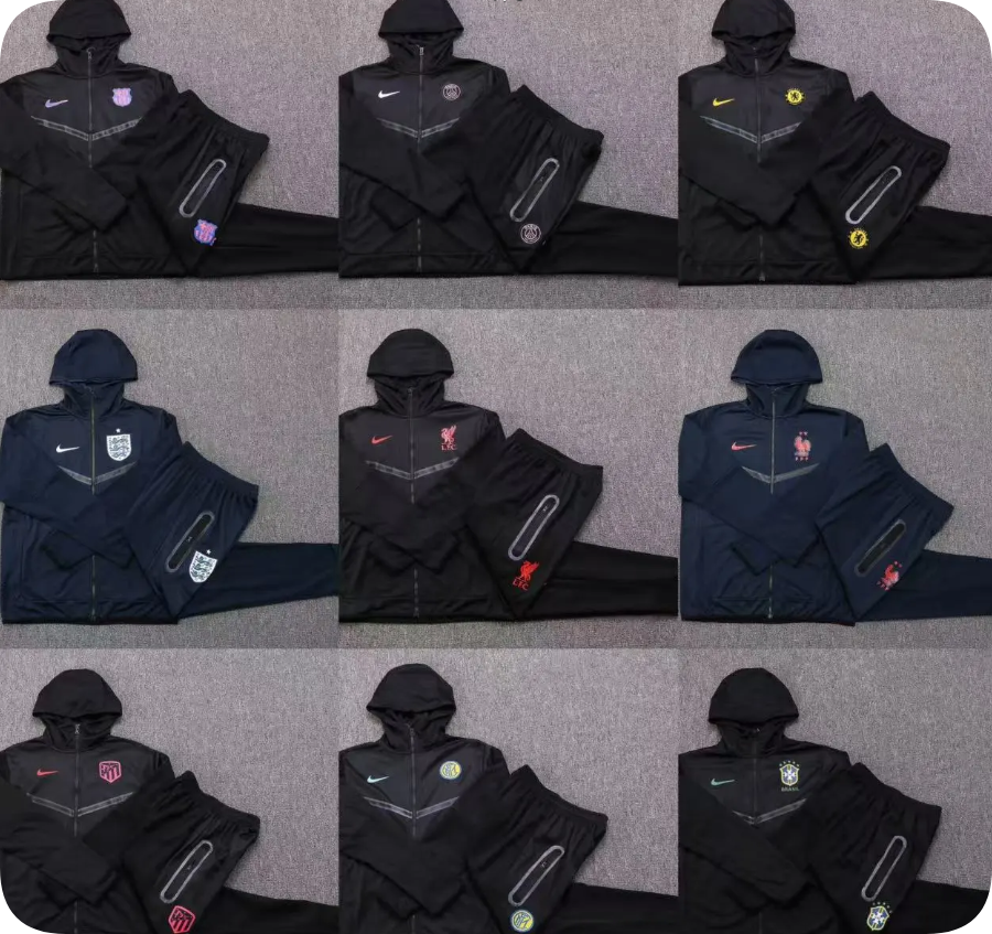 21-23 season Nike football training suit winter hooded jacket (20+ styles)