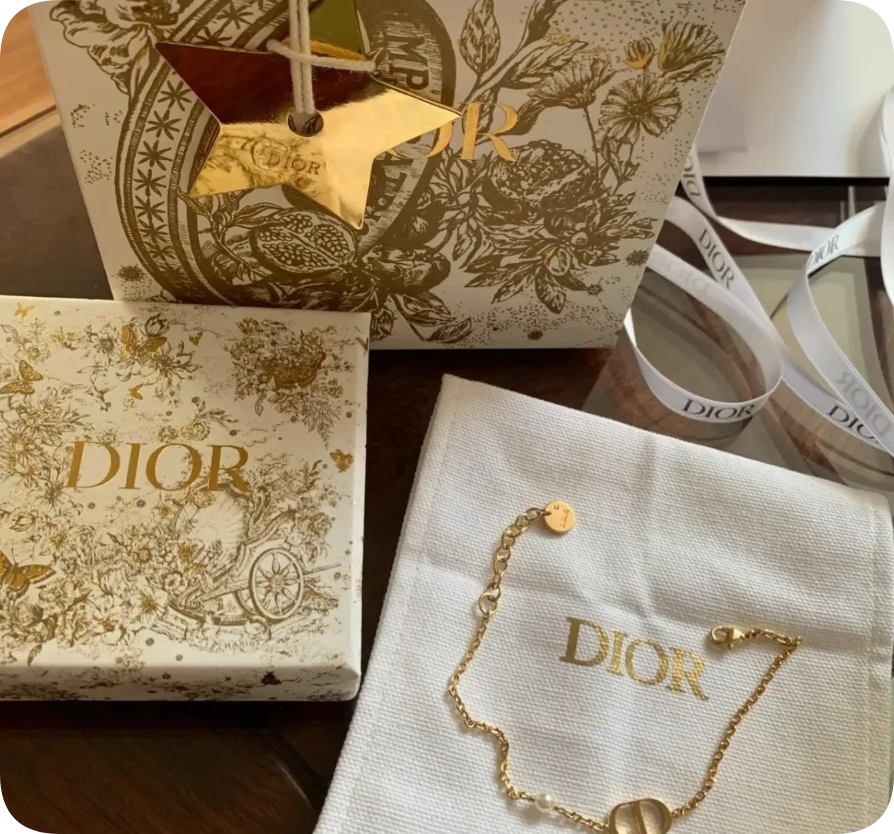 Dior bracelet necklace