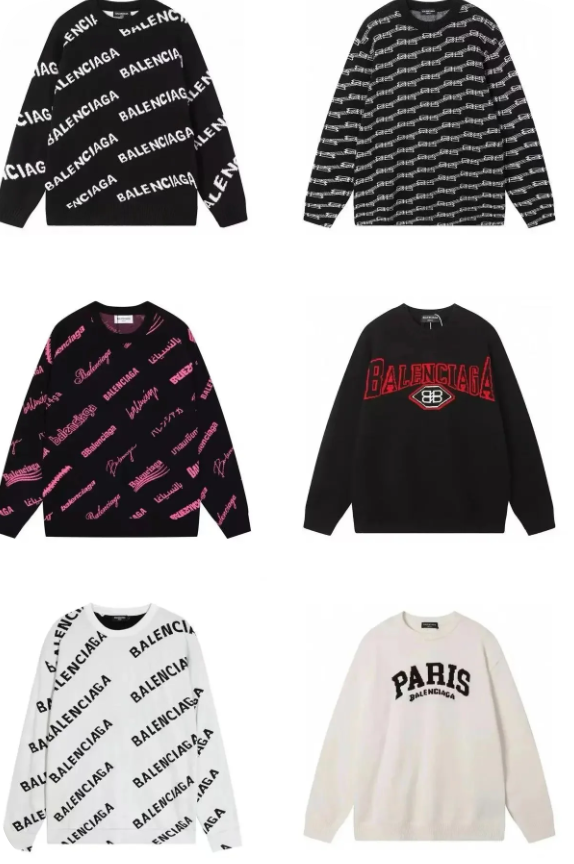 BURBERRY AND BALENCIAGA SWEATER