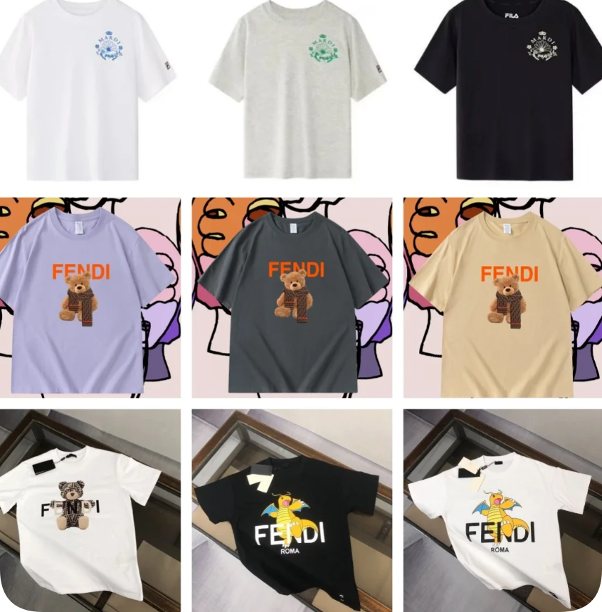 Fendi T-shirt（40 style TOP）