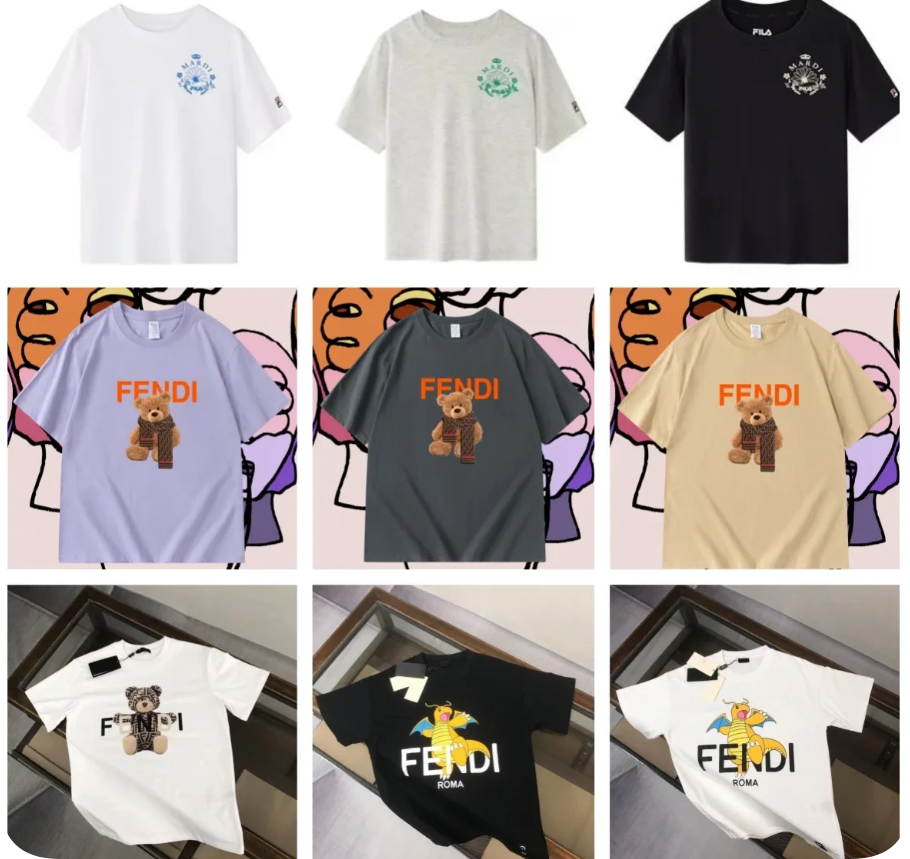 Fendi T-shirt（40 style TOP）