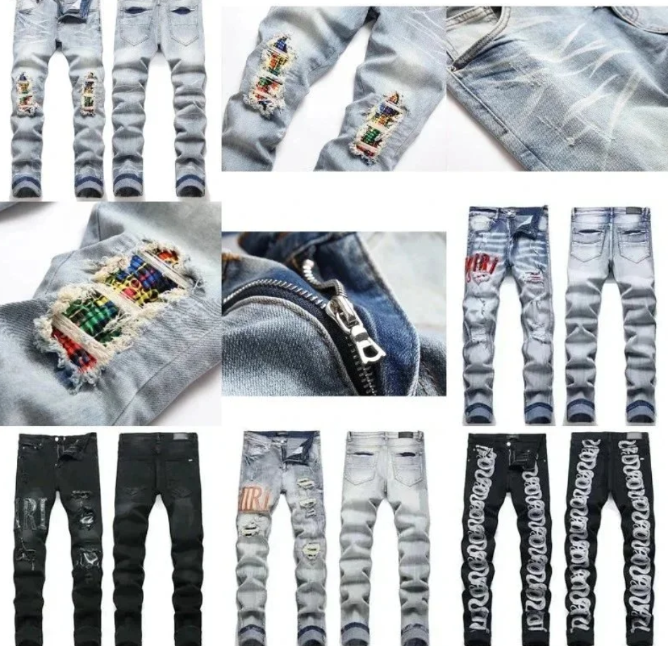 AMIRI Jeans & Corteiz Alcatraz Jeans Star Embroidery
