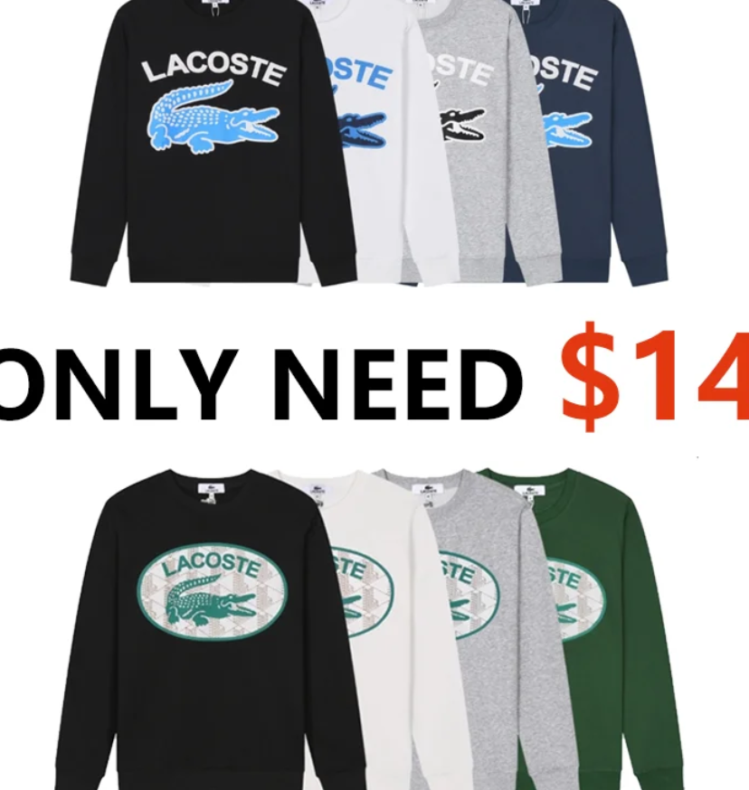  Lacoste hoodie