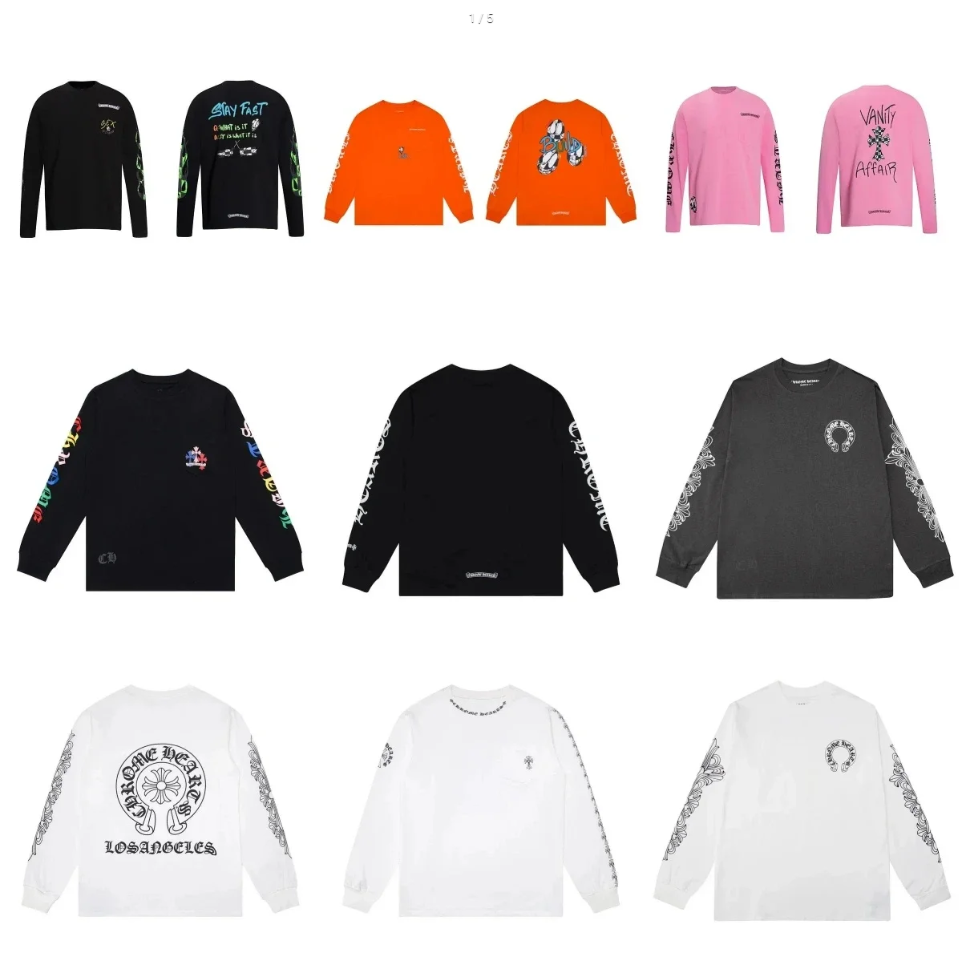 Chrome Hearts long sleeve 25 styles）