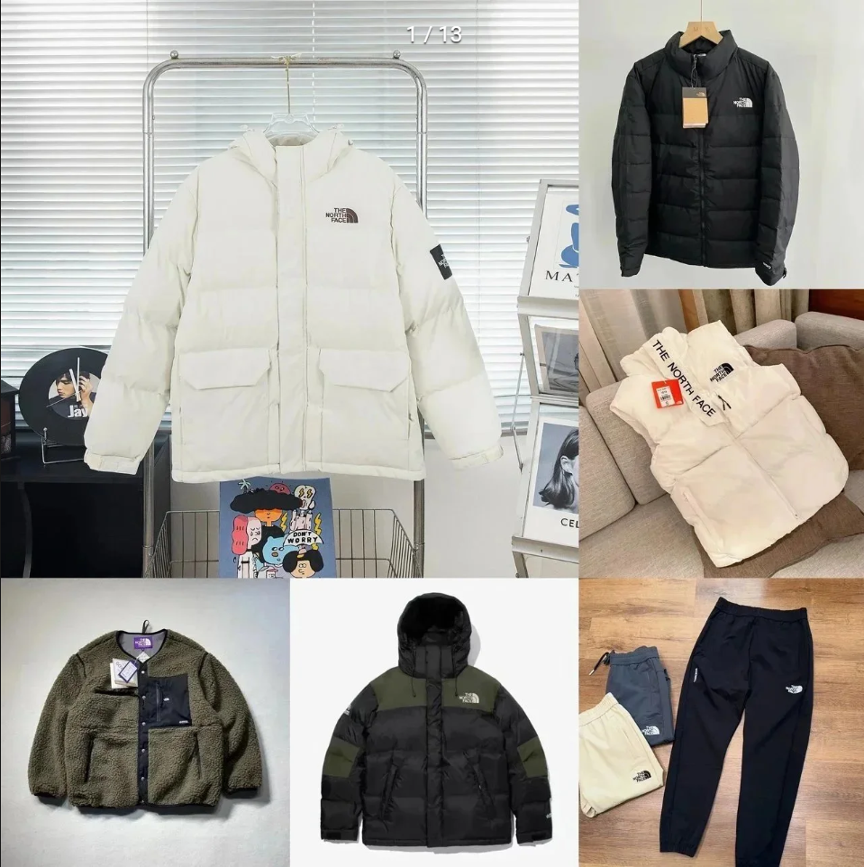  Winter down jacket collection