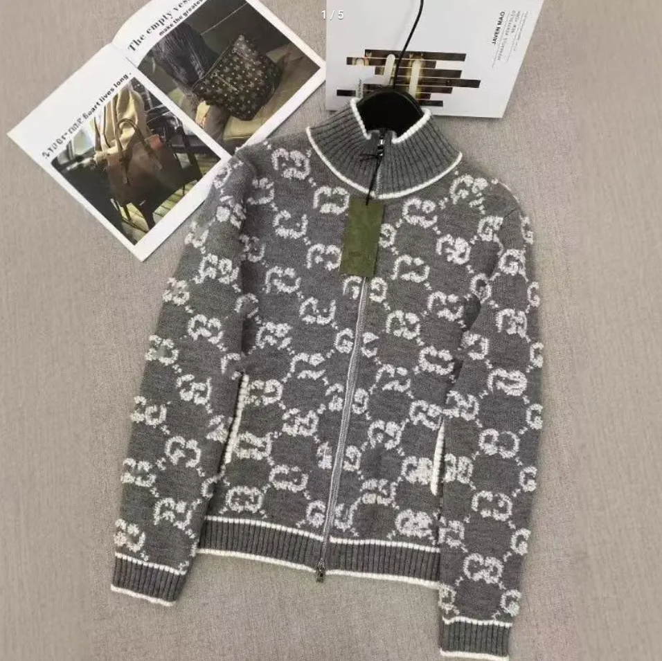 Gucci knitted sweater hoodie & down jacket & down