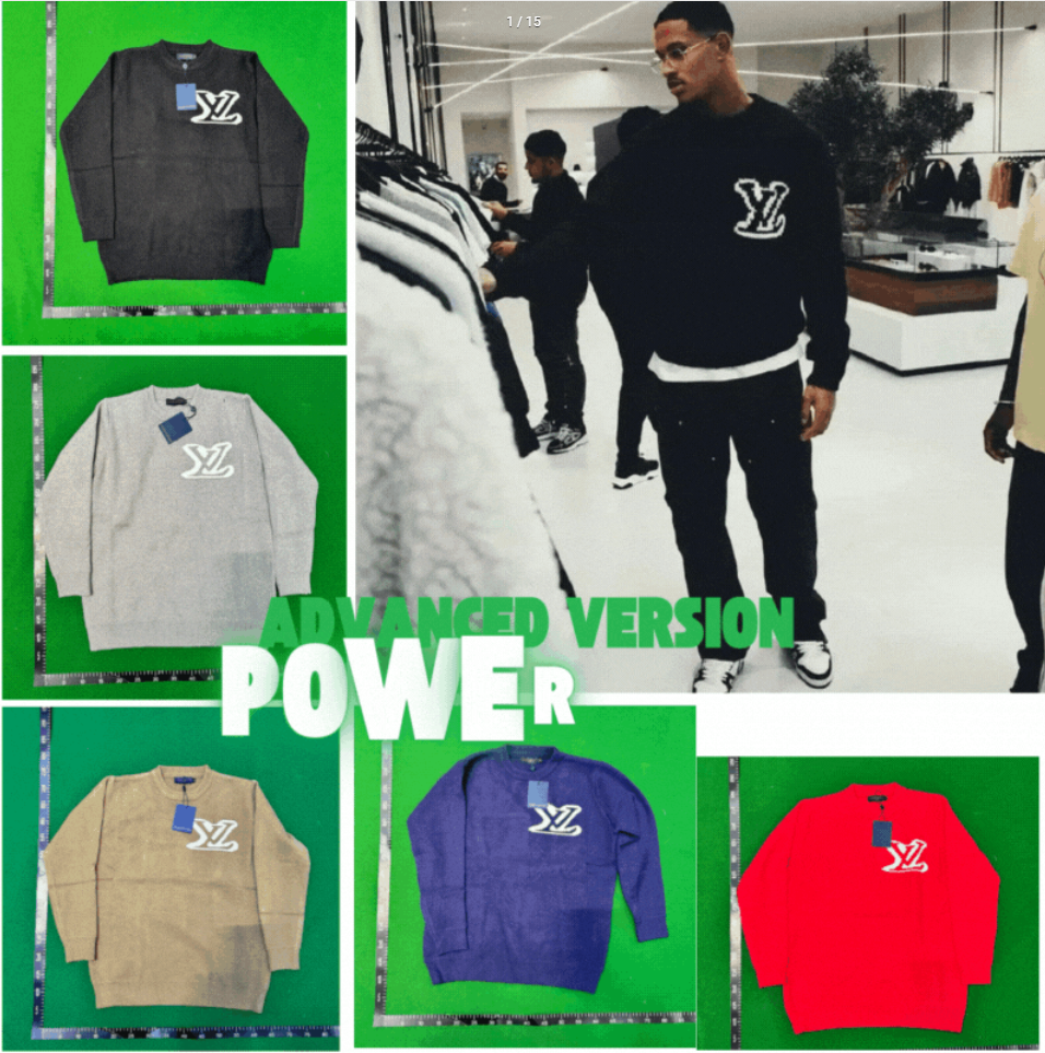 LV sweater ( 5 + styles)