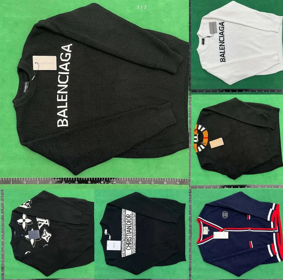 Balenciaga/Dior/Gucci/Louis Vuitton sweaters  