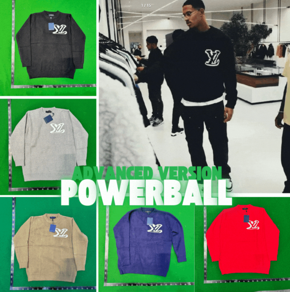  LV sweater ( 5 + styles)