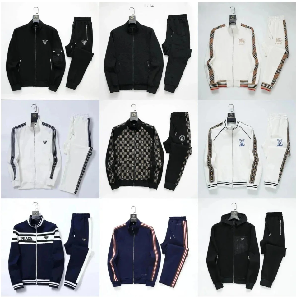 PRADA&LV&GUCCI &Burberry Suit