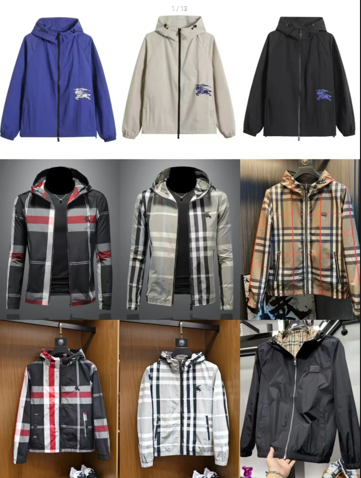 Burberry Gucci Adidas Stone Island Jacket