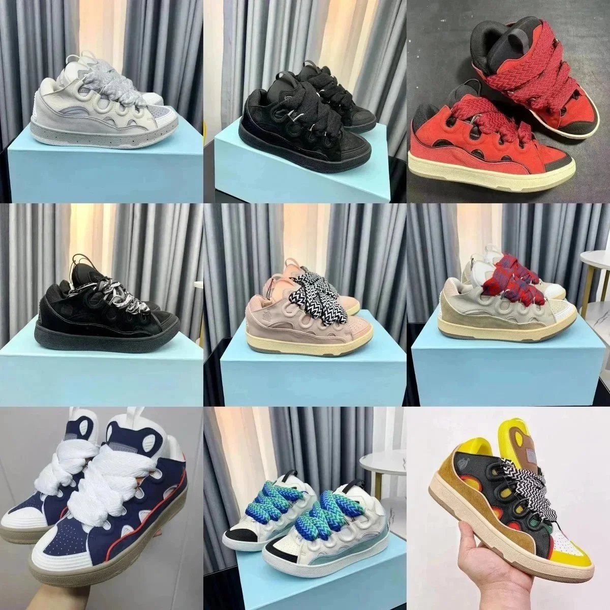 HK12-面包鞋厚底休闲运动鞋